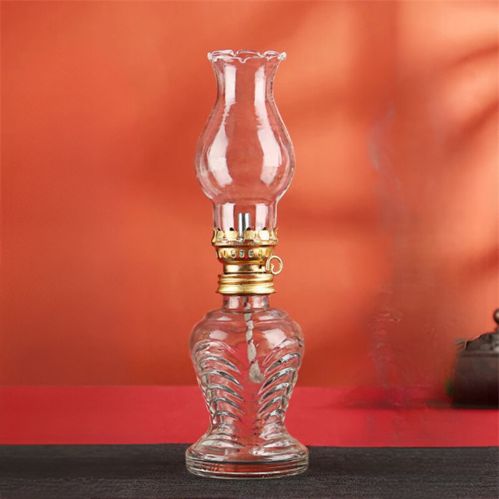 Glass Oil Lamp